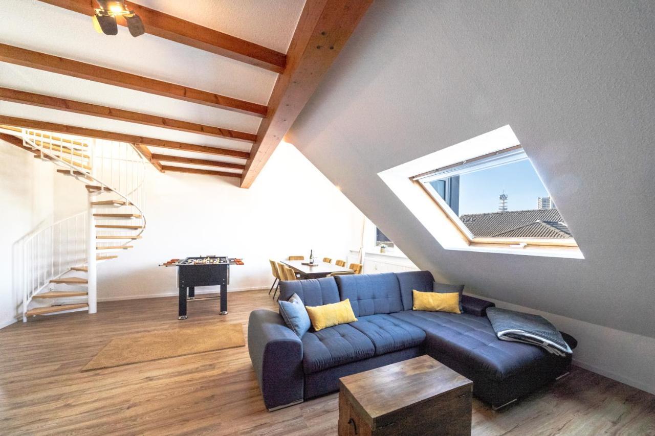 Stylisches Penthouse Zentral Tischfussball 100M2 Wii Ганновер Экстерьер фото
